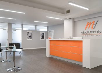 M1 Med Beauty Liverpool - reception area